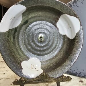 Traditional Japanese Dinnerwear Floral Ceramic Plate Elegant Lifestyle Set 2